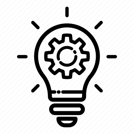 Gear, idea, lightbulb, option, options, settings, solution icon - Download on Iconfinder