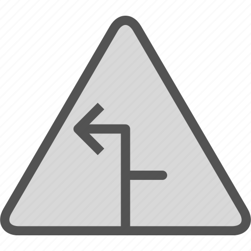 Arrow, sign, symbolleft, triangle, warning icon - Download on Iconfinder
