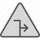 forward, play, sign, symbolright, triangle, warning
