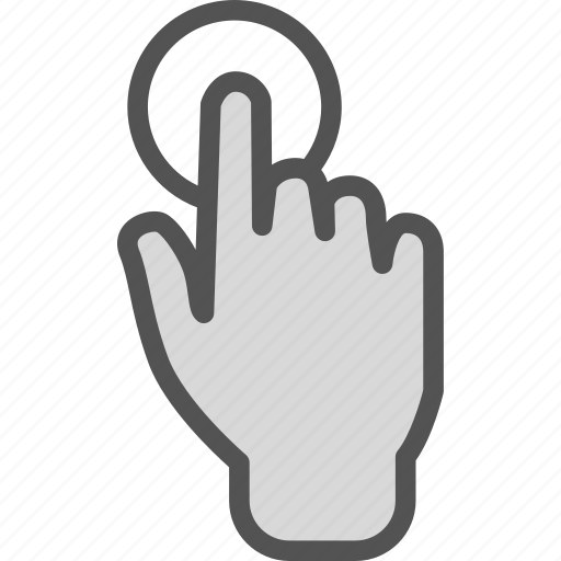 Gesture, hand, tap, touch icon - Download on Iconfinder