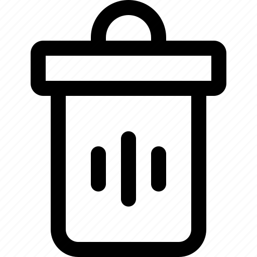 Trash, delete, trash bin, paper bin, bin, paper basket icon - Download on Iconfinder