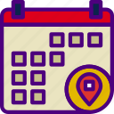 action, app, calendar, interaction, interface, location 