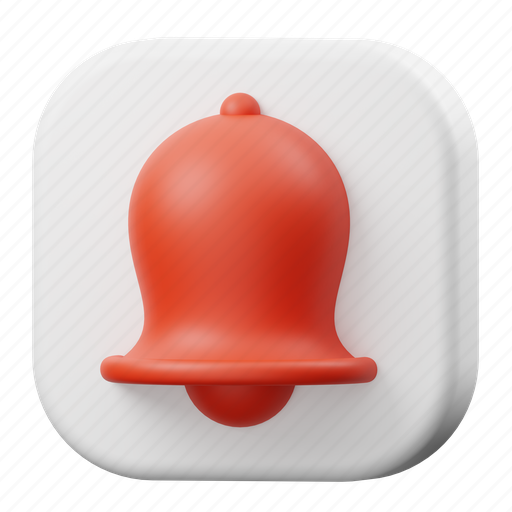 Bell, alarm 3D illustration - Download on Iconfinder