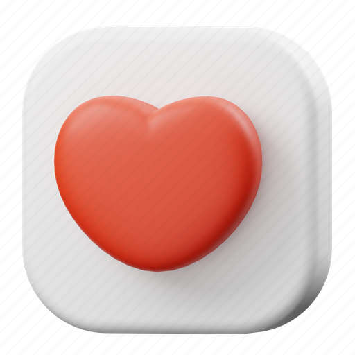 Heart, love 3D illustration - Download on Iconfinder