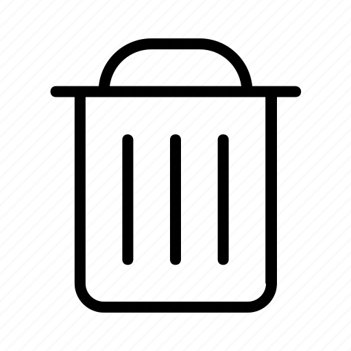 Delete, trash can, bin, empty, full, remove, trash icon - Download on Iconfinder
