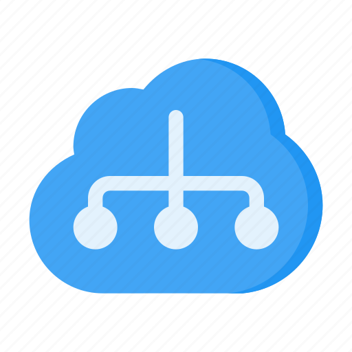 Cloud, computing, network, storage, server, internet, database icon - Download on Iconfinder