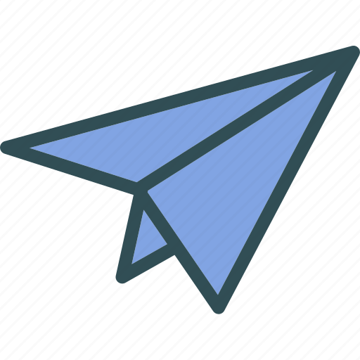 Figurine, mailairplane, paper, send icon - Download on Iconfinder
