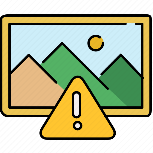Alert, gallery, image, interface, warning icon - Download on Iconfinder