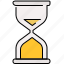 hourglass, interface, time, timer 