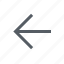 arrow, interface, left 