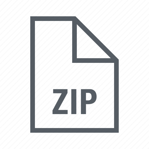 Document, file, interface, zip icon - Download on Iconfinder