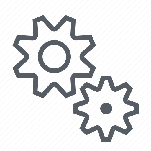 Cogs, gears, interface, settings icon - Download on Iconfinder