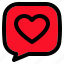 feedback, chat, love, heart, like 