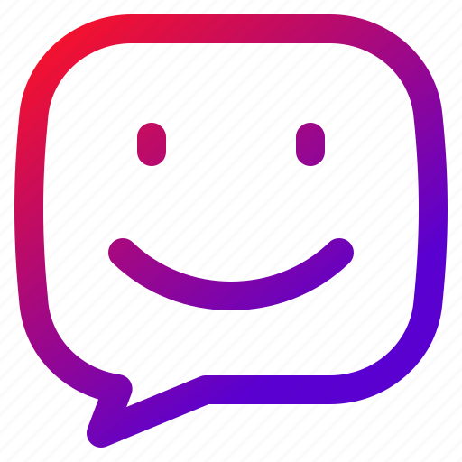 Chat, smile, bubble, smileys, smiling icon - Download on Iconfinder