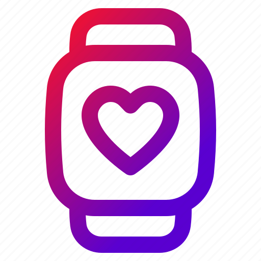 Smartwatch, health, heart, signal, technology icon - Download on Iconfinder