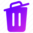 trash, bin, basket, can, garbage, 1