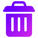 trash, bin, basket, can, garbage