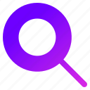 search, zoom, magnifying, glass, loupe, discover