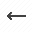 arrow, direction, internet, left, navigation