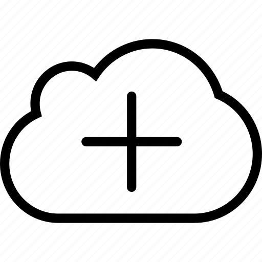 Cloud, cloud server, interface, plus, web icon - Download on Iconfinder