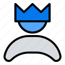 1, crown, user, king, royal, award