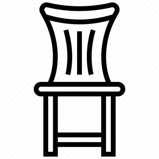 Chair, dining, hiback icon - Download on Iconfinder