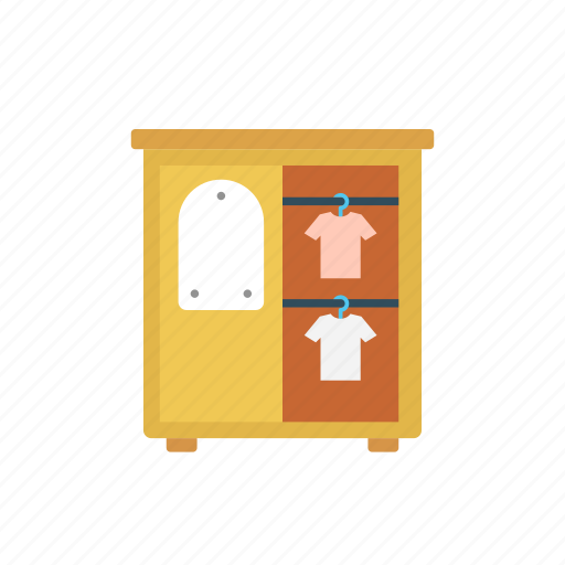 Cloths, cupboard, drawer, interior, shirt icon - Download on Iconfinder