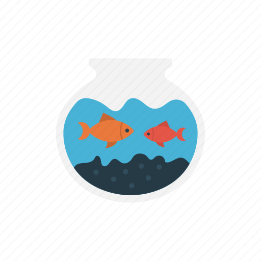 Bowl, fish, interior, pet, water icon - Download on Iconfinder