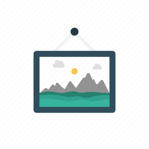 Frame, hanging, image, interior, picture icon - Download on Iconfinder