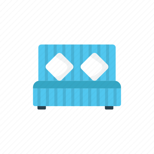 Bed, furniture, interior, pillow, sofa icon - Download on Iconfinder