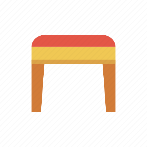 Chair, furniture, interior, stool, wood icon - Download on Iconfinder