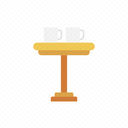 Coffee, cup, stool, table, tea icon - Download on Iconfinder