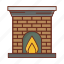 chimney, fireplace, home, house, interior 
