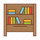 drawer, books, shelf, interior, furniture 