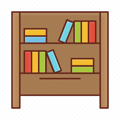 Drawer, books, shelf, interior, furniture icon - Download on Iconfinder