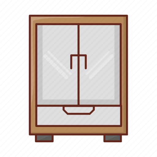 Drawer, cabinet, interior, wardrobe, wood icon - Download on Iconfinder