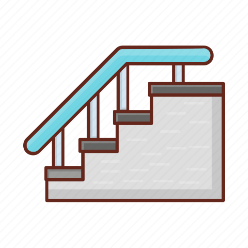 Stair, interior, building, furniture, home icon - Download on Iconfinder