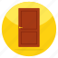 door, entrance, exit, entryway, doorway 