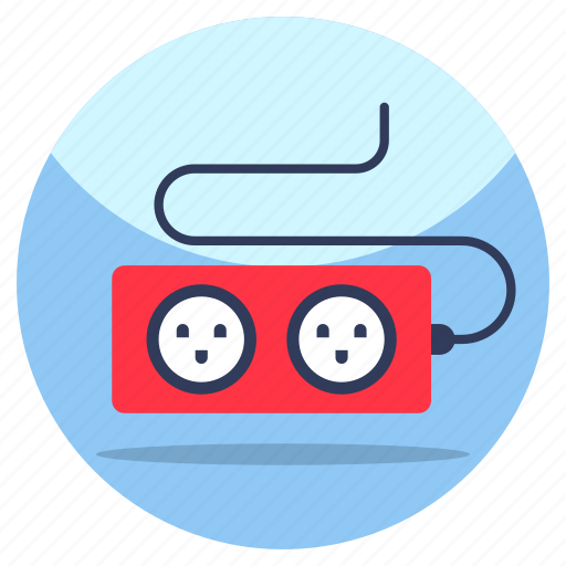 Extension cord, extension cable, extension board, electric extension, extension wire icon - Download on Iconfinder