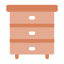 drawer, cupboard, cabinet, wood, home, education, bedside 