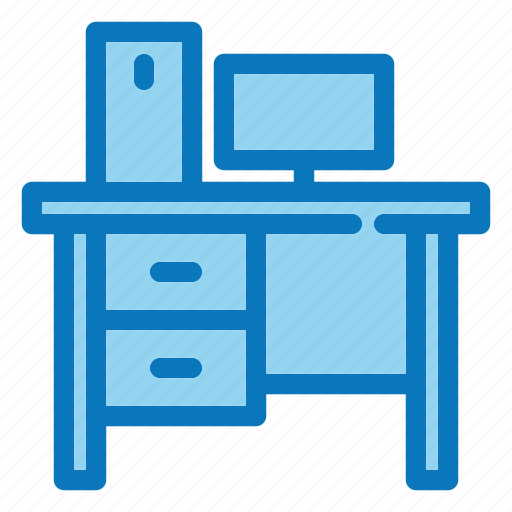 Interior, table, workspace, home, desk, room, furniture icon - Download on Iconfinder