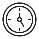 clock, punctuality, wall, hour, idle, time, and, date, round