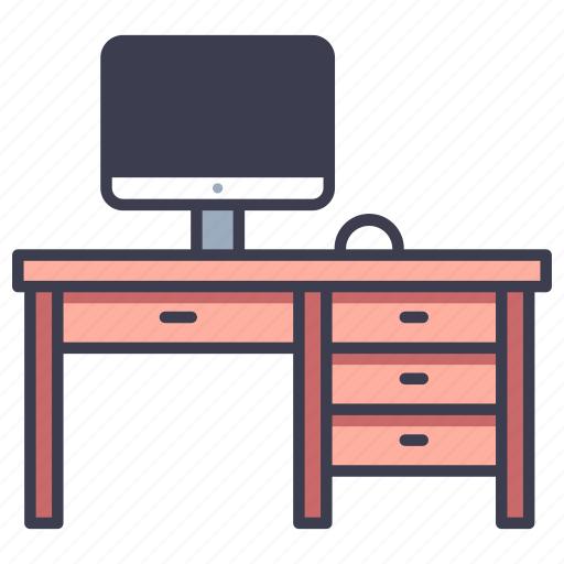 Business, computer, desk, desktop, office, table, work icon - Download on Iconfinder