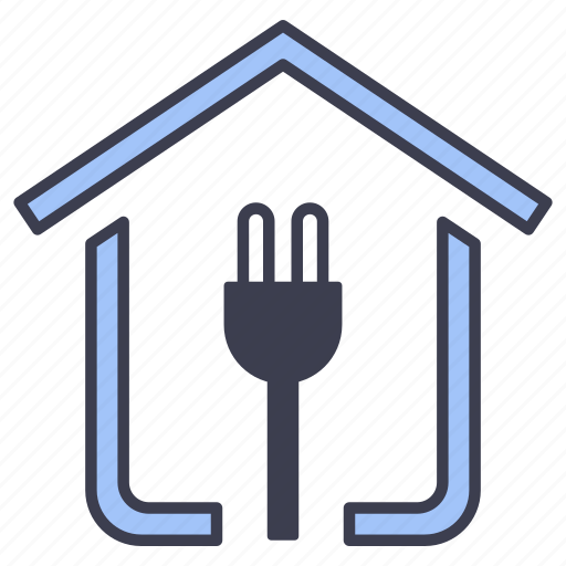 Building, electric, energy, house, indoors, interior, room icon - Download on Iconfinder