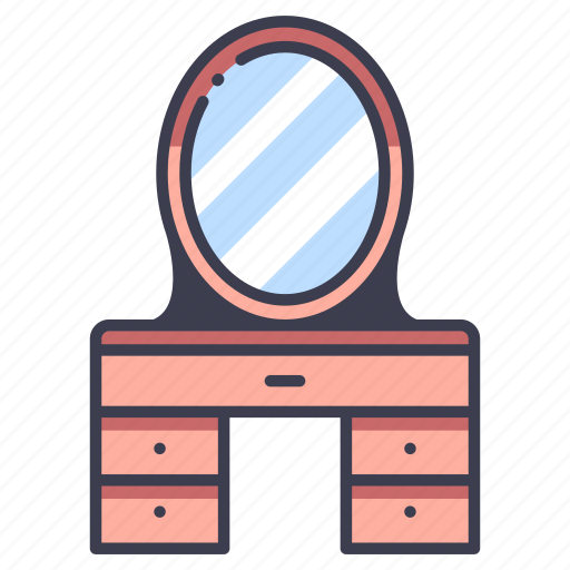 Beauty, makeup, mirror, room, table, vanity, woman icon - Download on Iconfinder