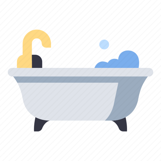 Bath, bathroom, bathtub, clean, interior, room, water icon - Download on Iconfinder