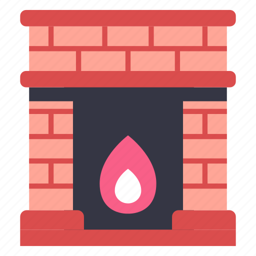 Christmas, fire, fireplace, heat, home, room, warm icon - Download on Iconfinder
