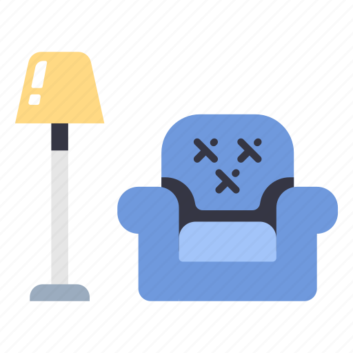 Furniture, home, interior, lamp, living, room, sofa icon - Download on Iconfinder