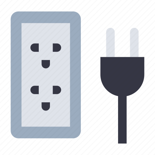 Cable, connection, electrical, electricity, plug, power, socket icon - Download on Iconfinder