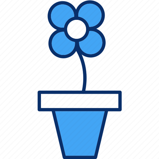 Floral, flower, plant, pot icon - Download on Iconfinder